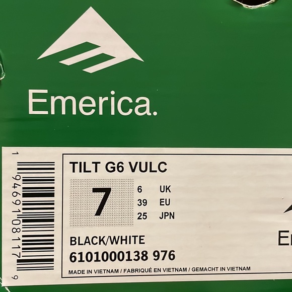 Emerica Tilt G6 Vulc size 7M - Picture 4 of 5
